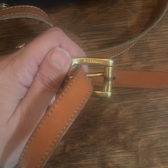 Dooney & Bourke Vintage Essex Navy All Weather Leather Shoulder Bag - Picture 10 of 16